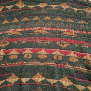 Geometric Patterned Sweater made in Italy  size L